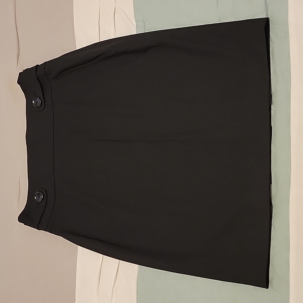 Classiques Entier Wool Black Pencil Skirt Size 12